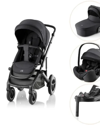 Britax Römer Smile 5z Style Inkl  Liggedel  Baby-safe Pro Autostol Og Vario Base 5z Carbon Black