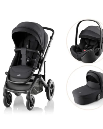 Britax Römer Smile 5z Style Kombivogn Inkl  Baby-safe Pro Style Autostol Carbon Black