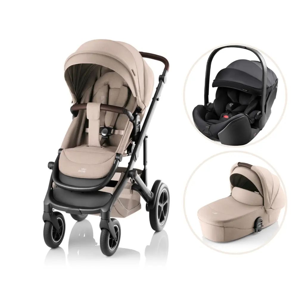 Britax Römer Smile 5z Style Kombivogn Inkl Baby-safe Pro Style Autostol Teak