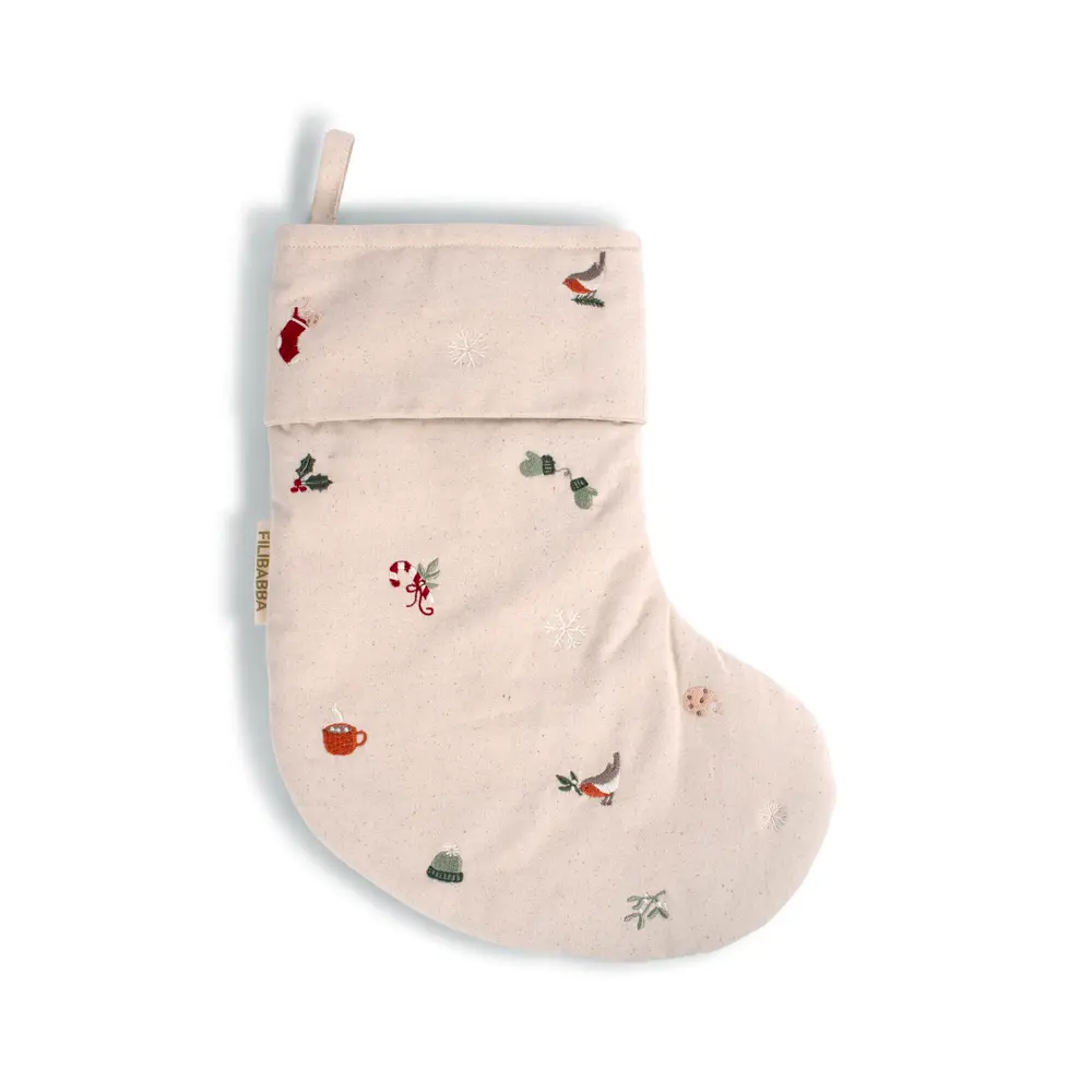Broderet Sok Wonderful Winter