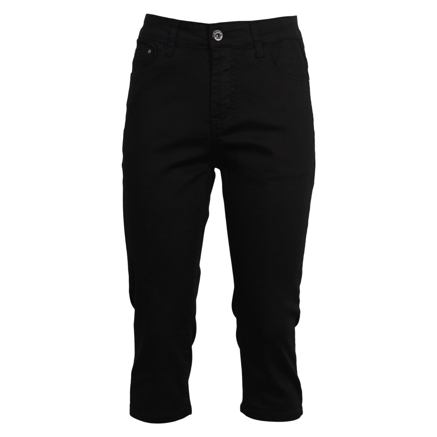 Bs Jeans Dame Capri Black 36