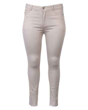 Bs Jeans Dame Jeans Plus Size Beige 50