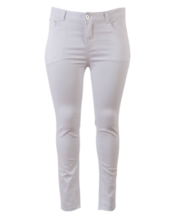 Bs Jeans Dame Jeans Plus Size Hvid 50