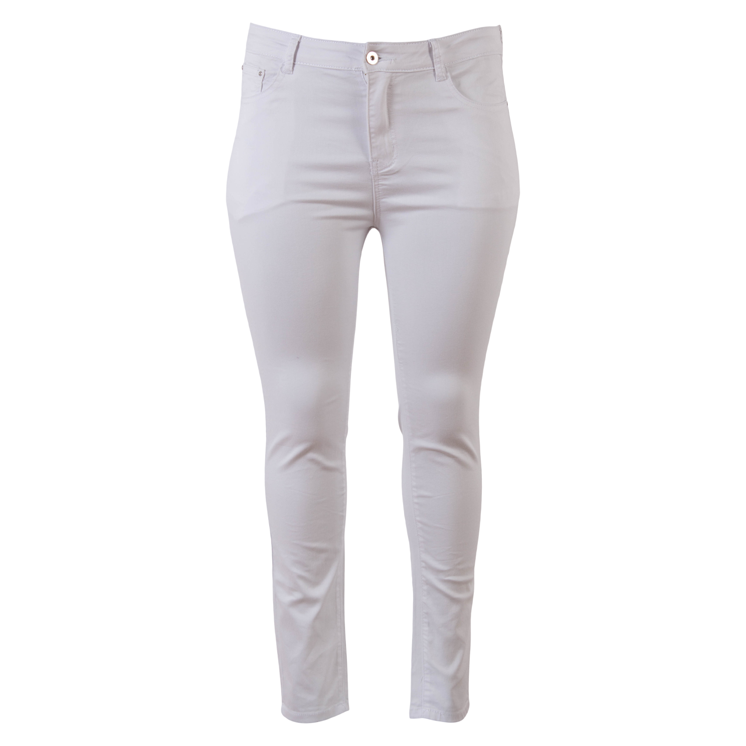 Bs Jeans Dame Jeans Plus Size Hvid 50