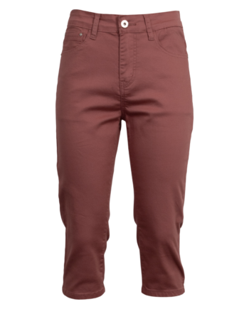 Bs Jeans Ronja Dame Capri    Stretch Rose 36
