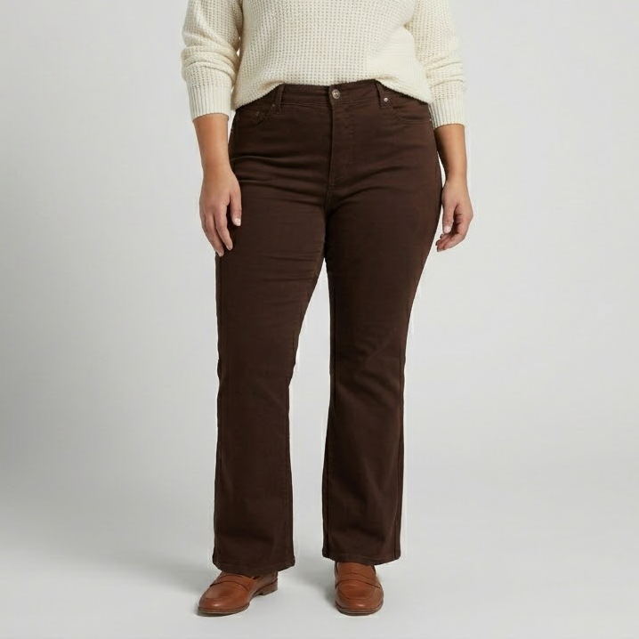 Bs Jeans Thea Dame Jeans    Stretch Brown 42