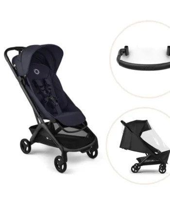 Bugaboo Butterfly   Klapvogn Inkl  Bøjle Og Regnslag Black Deep Indigo