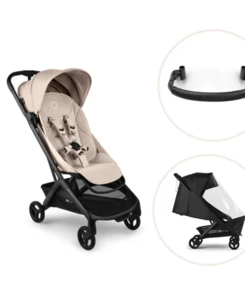 Bugaboo Butterfly   Klapvogn Inkl  Bøjle Og Regnslag Black Desert Taupe