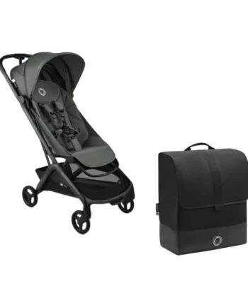 Bugaboo Butterfly   Klapvogn Inkl  Transporttaske Black Forest Green