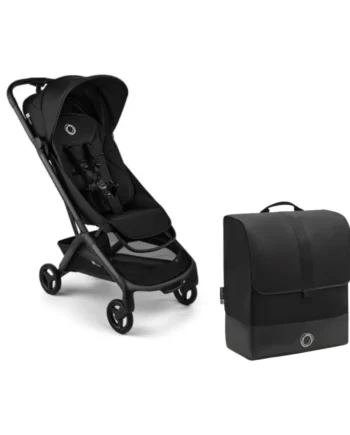 Bugaboo Butterfly   Klapvogn Inkl  Transporttaske Black Heritage Black