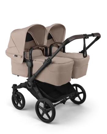 Donkey   Tvillingevogn Desert Taupe Melange