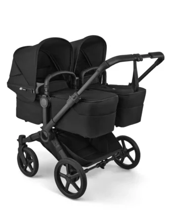 Donkey   Tvillingevogn Heritage Black