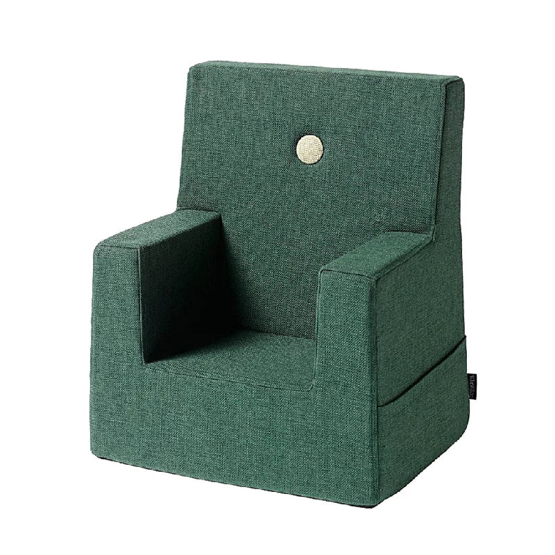 By Klipklap Kids Chair  Deep Green    Light Green