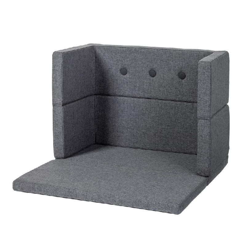 By Klipklap Play Fold Square  Blue Grey    Grey