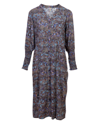 Cassiopeia Mettele Dame Kjole Plus Size Blue Combi 46 48