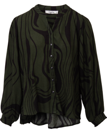 Chacha Dame Bluse Khaki Black