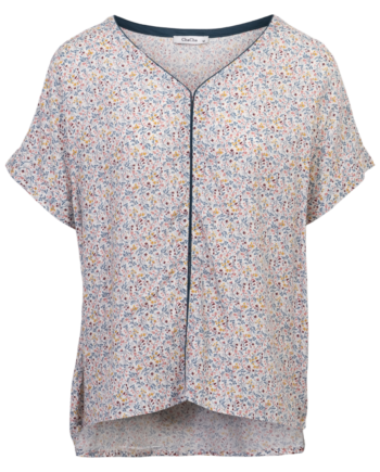 Chacha Dame Bluse Offwhite Flower