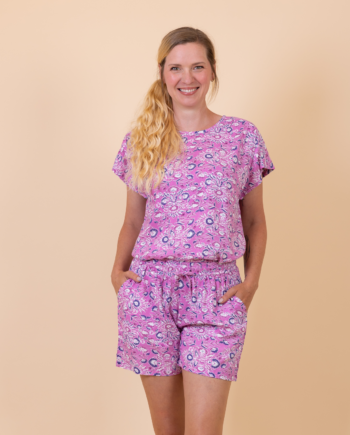 Chacha Dame Bluse Pink