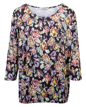 Chacha Dame Bluse Print 56 Flowers