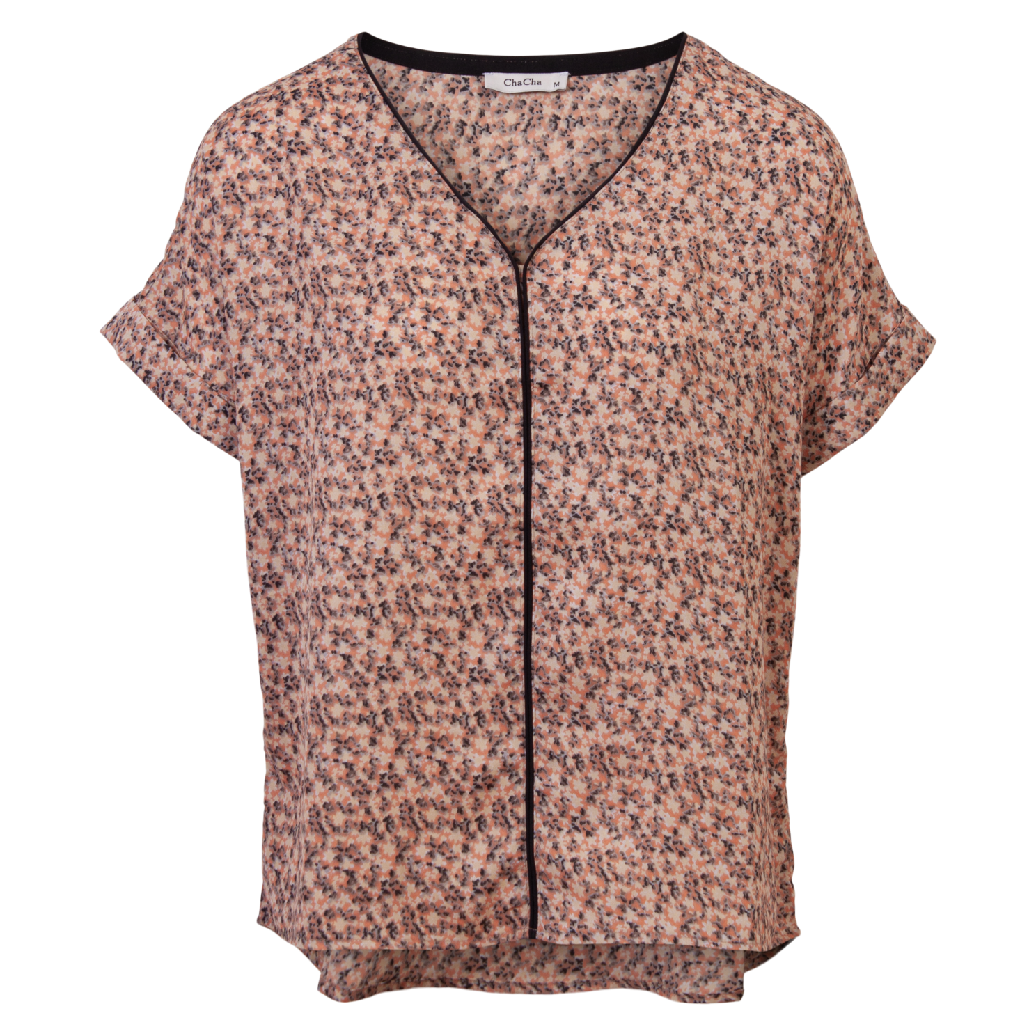 Chacha Dame Kortærmet Bluse  -33