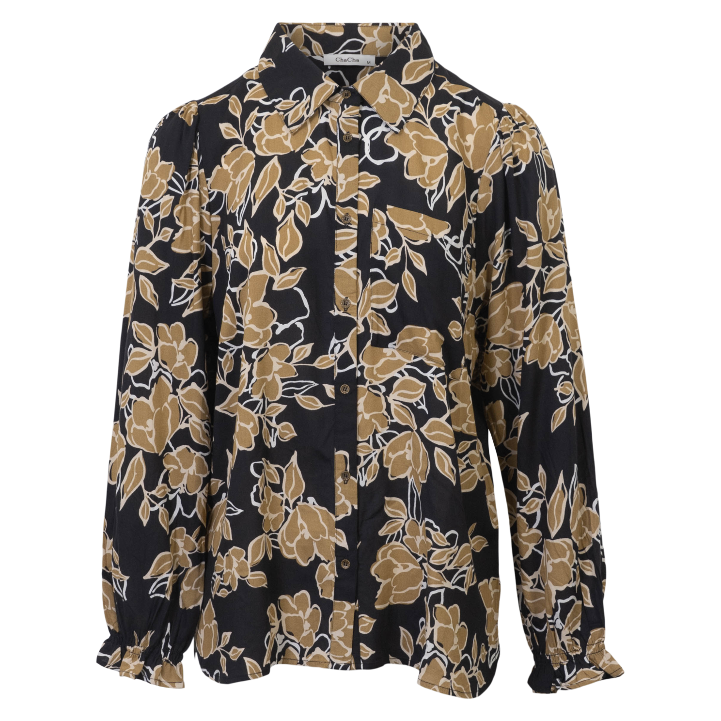 Chacha Dame Skjorte Flower Aop