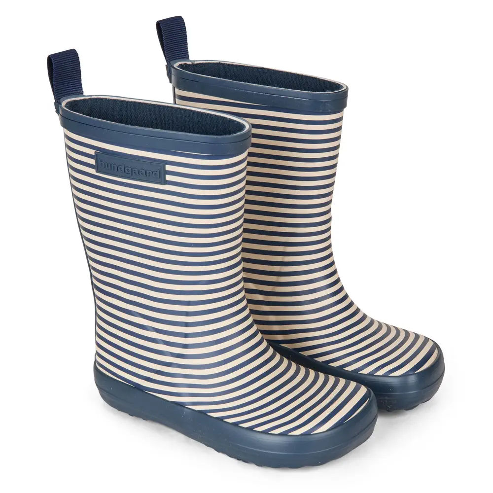 Charly Gummistøvle Navy Stripe 28