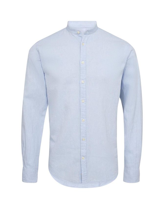 China Collar Linen     Shirt