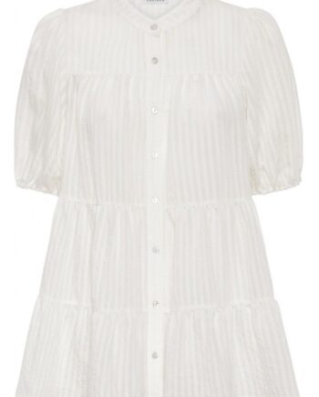 Continue Bluse Sanna Stripe White