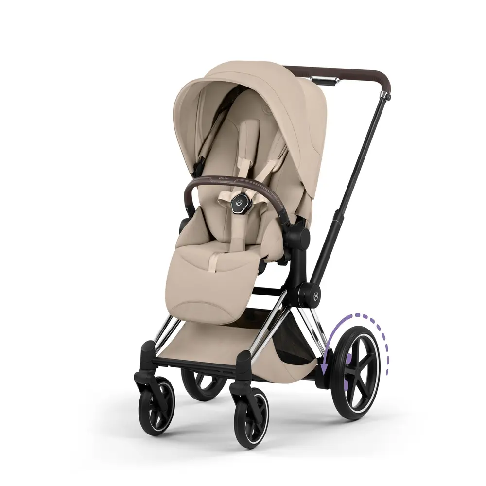Cybex -priam Klapvogn Style Cozy Beige Chrome Brown