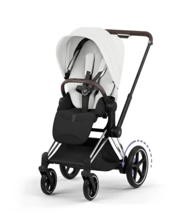 Cybex  -priam Klapvogn Style Off White Chrome Brown