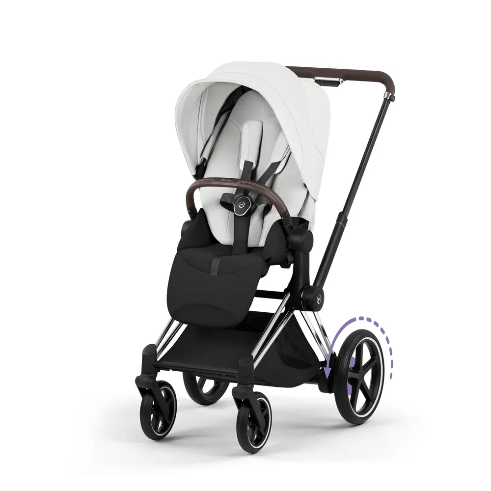 Cybex -priam Klapvogn Style Off White Chrome Brown