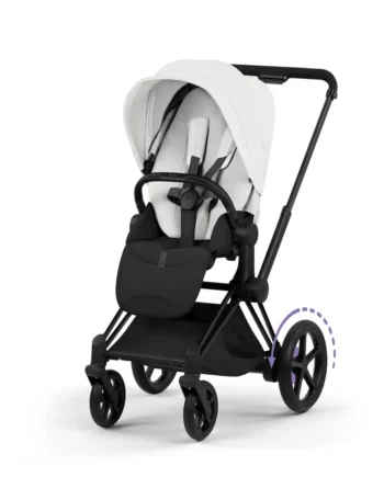 Cybex  -priam Klapvogn Style Off White Matt Black