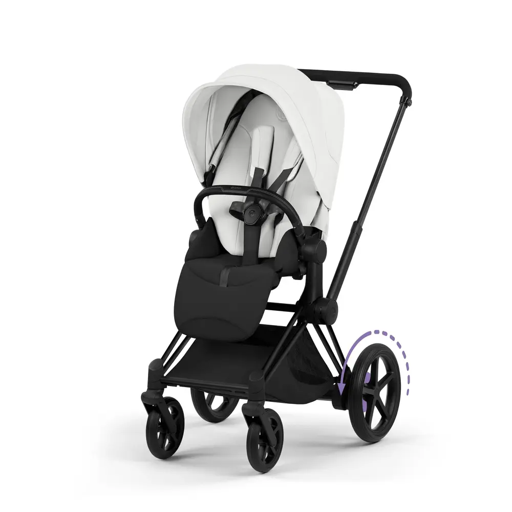 Cybex -priam Klapvogn Style Off White Matt Black