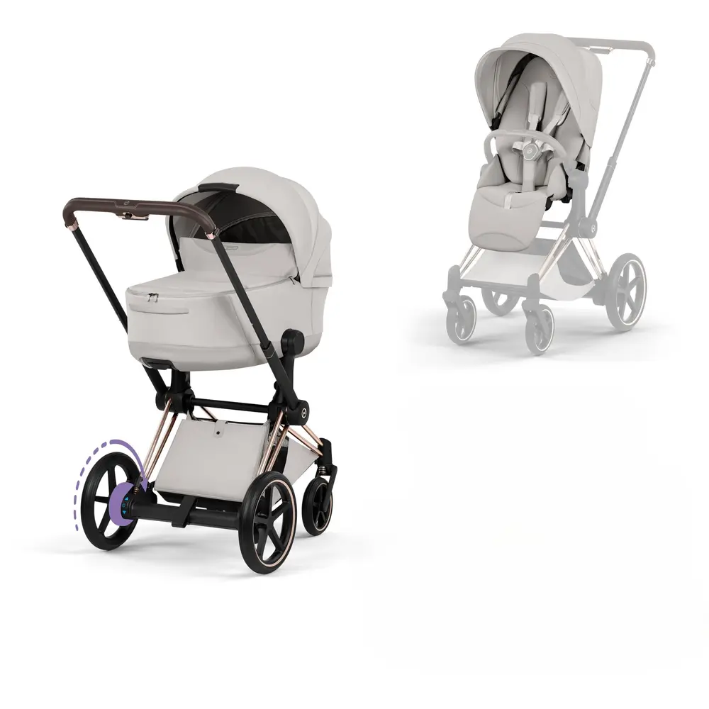 Cybex -priam Kombivogn Style City Grey Rosegold