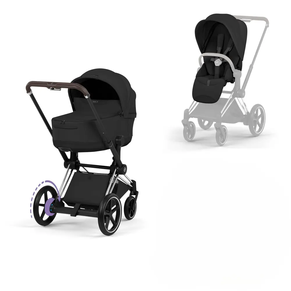 Cybex -priam Kombivogn Style Sepia Black Chrome Brown