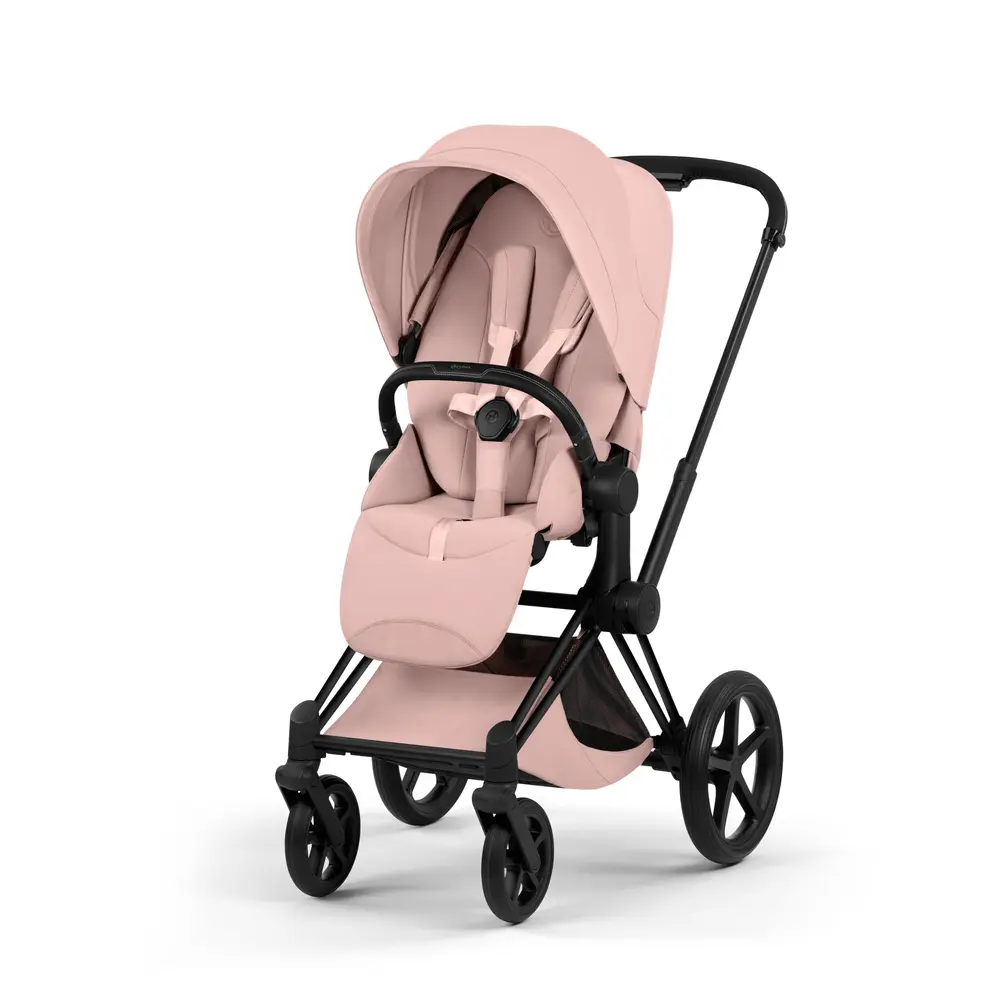 Cybex Priam Klapvogn Style Peach Pink Matt Black