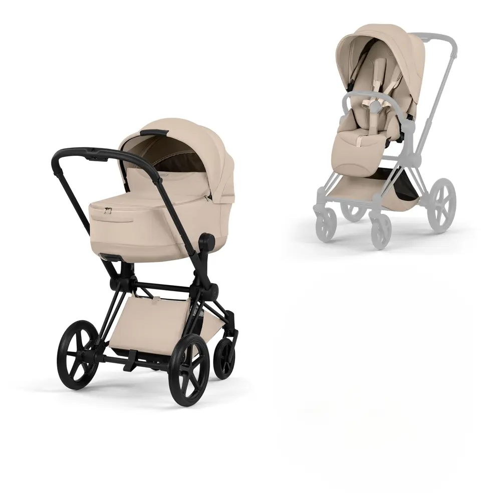 Cybex Priam Kombivogn Style Cozy Beige Matt Black