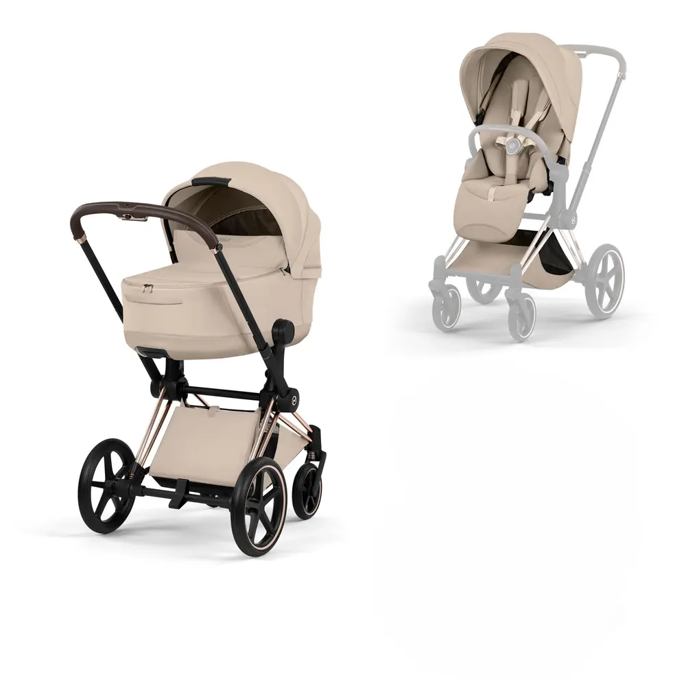 Cybex Priam Kombivogn Style Cozy Beige Rosegold