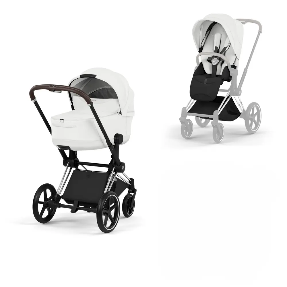 Cybex Priam Kombivogn Style Off White Chrome Brown
