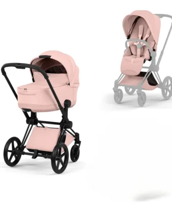 Cybex Priam Kombivogn Style Peach Pink Matt Black