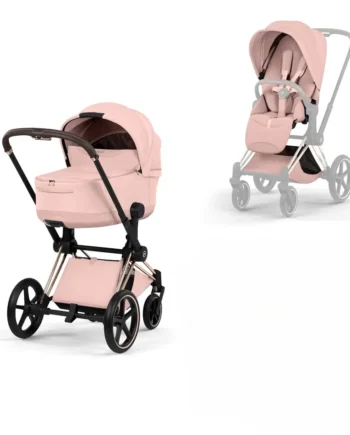 Cybex Priam Kombivogn Style Peach Pink Rosegold
