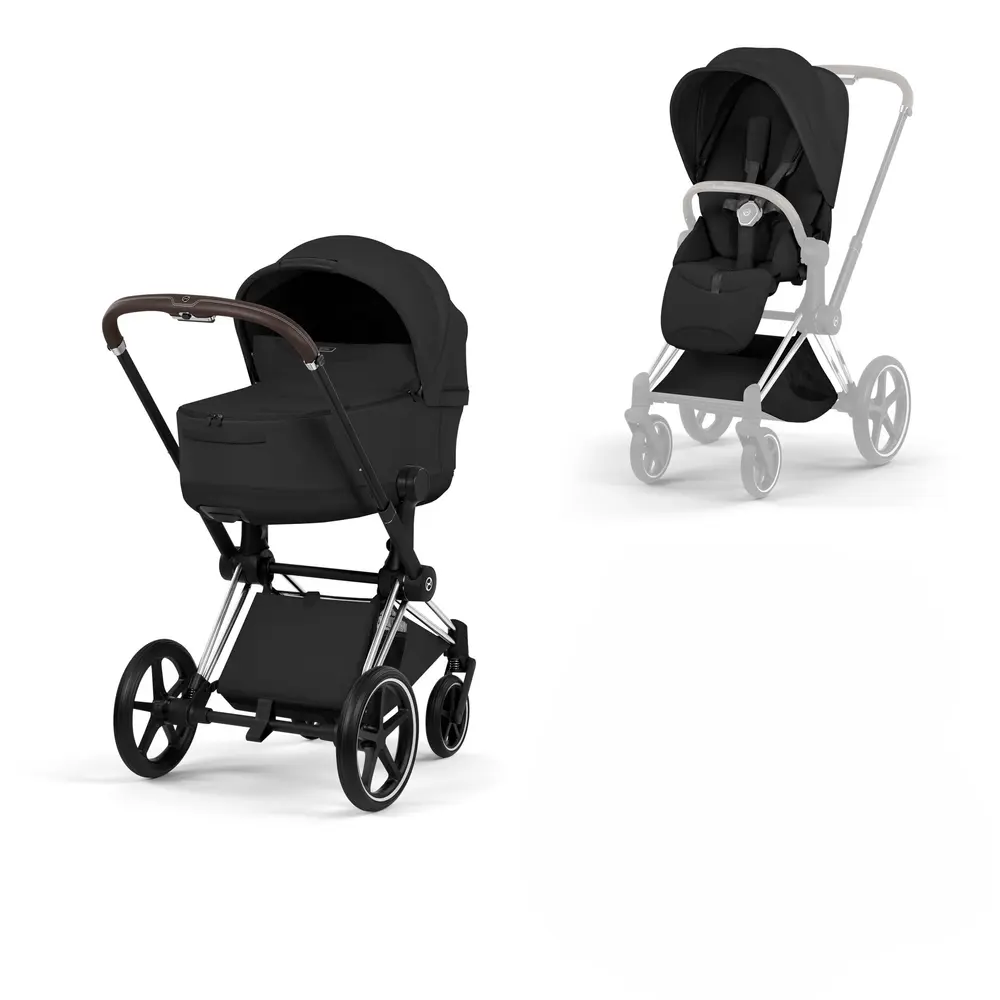 Cybex Priam Kombivogn Style Sepia Black Chrome Brown