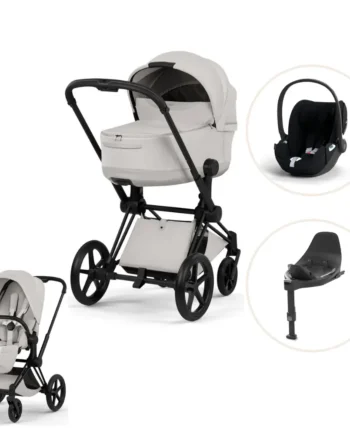 Cybex Priam Style Kombivogn Inkl  Cloud   Plus Og Base   City Grey Matt Black