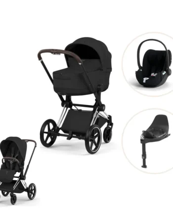 Cybex Priam Style Kombivogn Inkl  Cloud   Plus Og Base   Sepia Black Chrome Brown