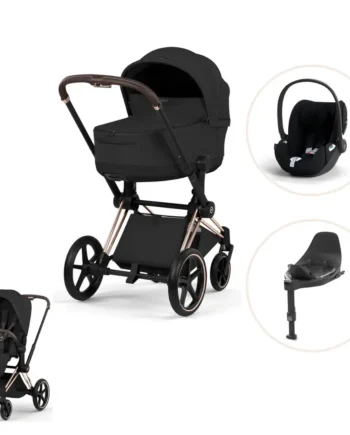 Cybex Priam Style Kombivogn Inkl  Cloud   Plus Og Base   Sepia Black Rosegold