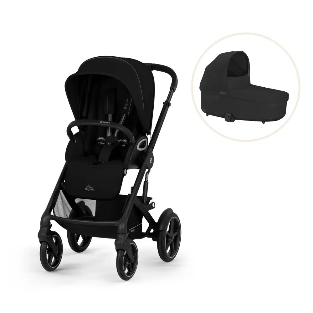 Cybex Talos Lux 2026 Inkl Liggedel Moon Black