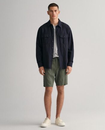 D2  Relaxed Linen Ds Shorts In