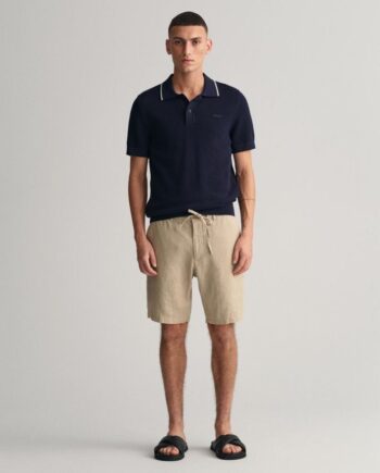 D2  Relaxed Linen Ds Shorts In