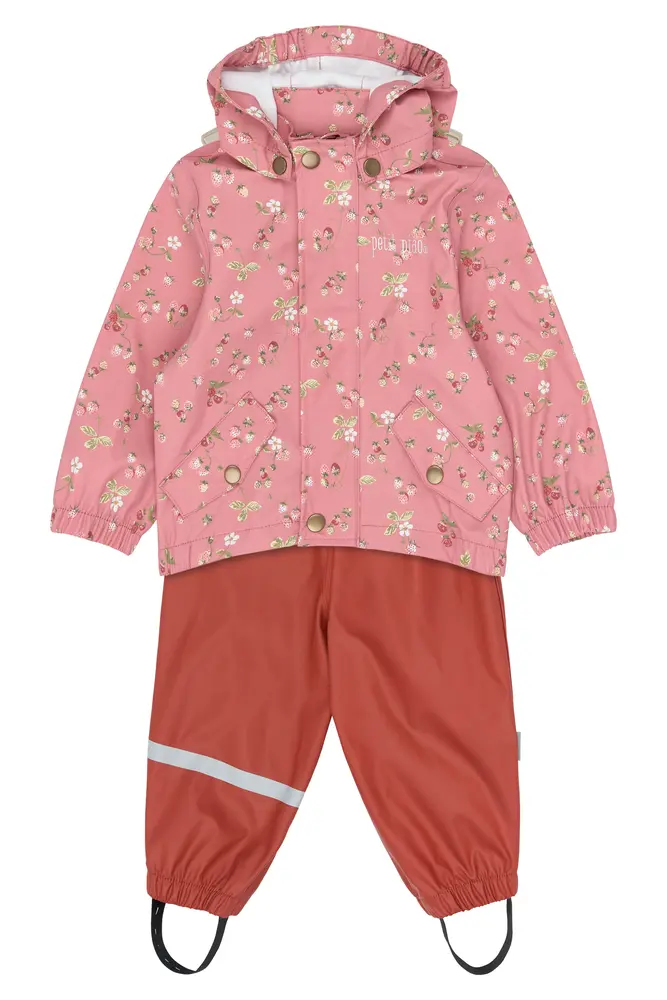 Dai Regnsæt    Seler Dusty Rose Strawberry Aop 98 Cm