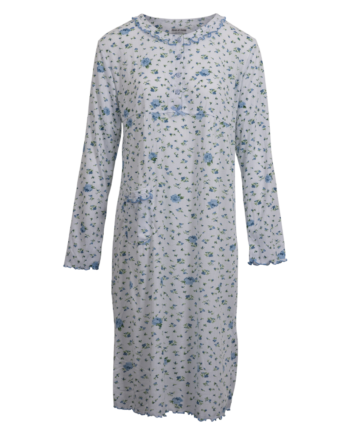 Dame Natkjole Lyseblå